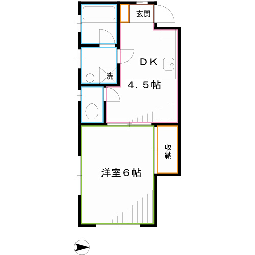 メゾン梨里 間取り