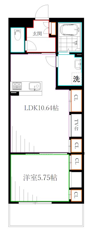 リブリ・花小金井 間取り