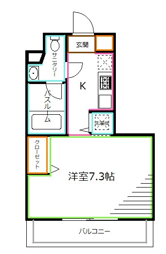 プレール・ドゥーク下井草 間取り