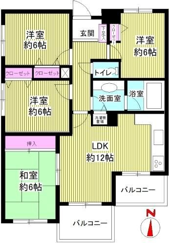 パークサイド野川公園 間取り