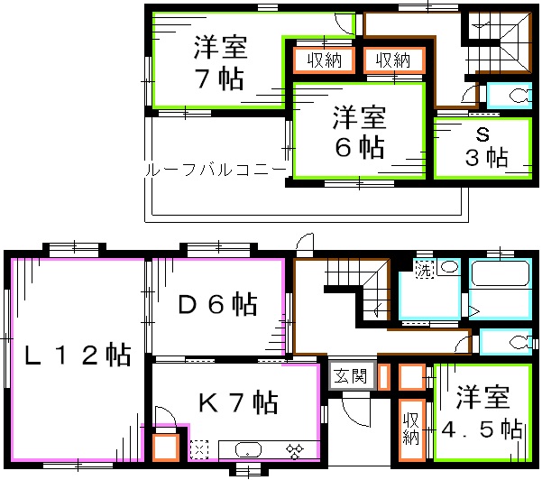 U-House  間取り
