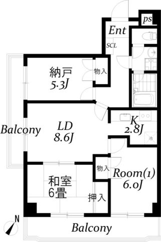 メゾン１１８ 間取り