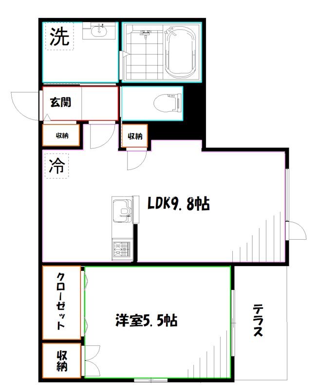 エルミタージュ武蔵野 間取り
