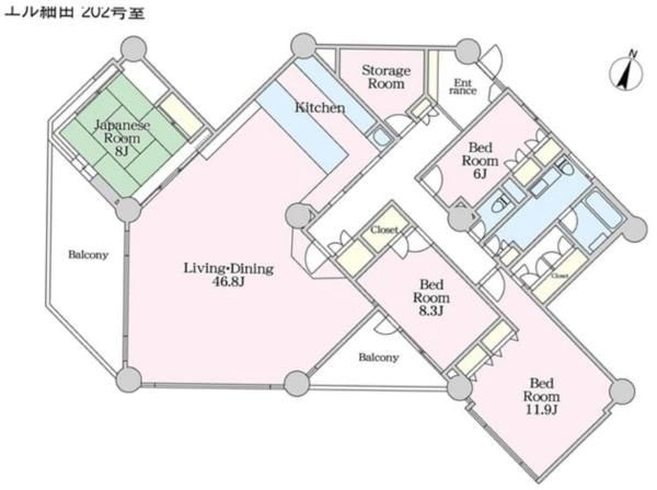 ドエル細田  間取り