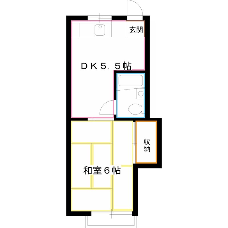 門脇荘（K-house） 間取り