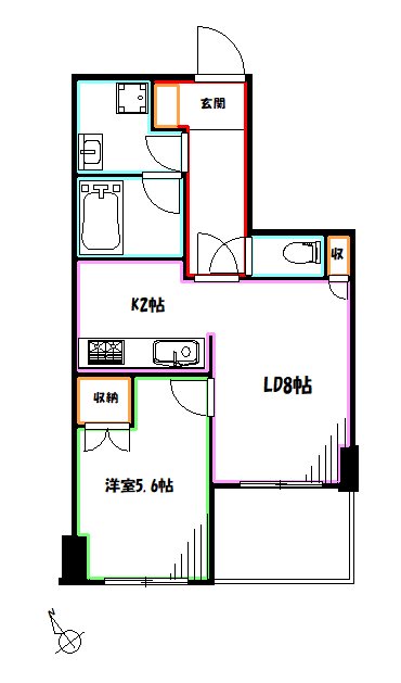 リビオ武蔵野中町 間取り