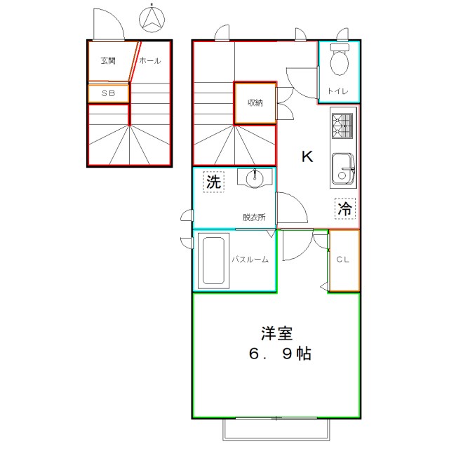 ガーデニア国立 間取り