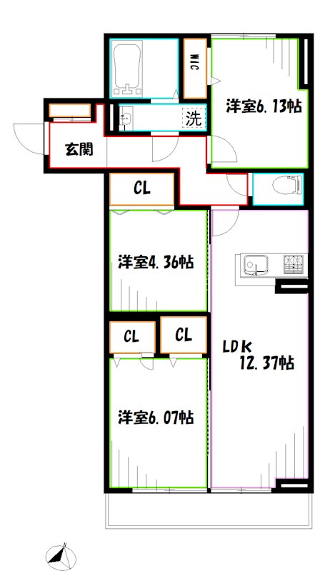 プライム　レジデンス  間取り