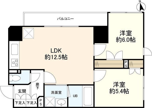 リバーレ中野坂上  間取り