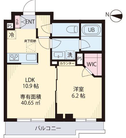 Branche Nakanoshimbashi（ブランシェ） 間取り