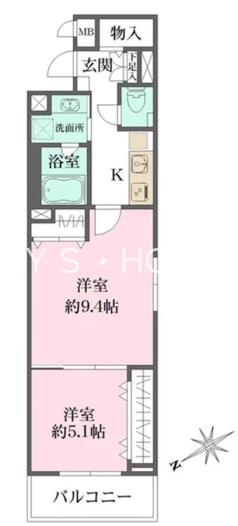 SILVERADO SHIBASAKI-CHO 間取り