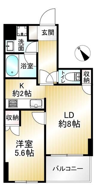 リビオ武蔵野中町  間取り