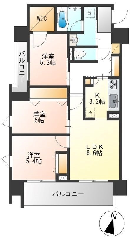 joie方南町 間取り