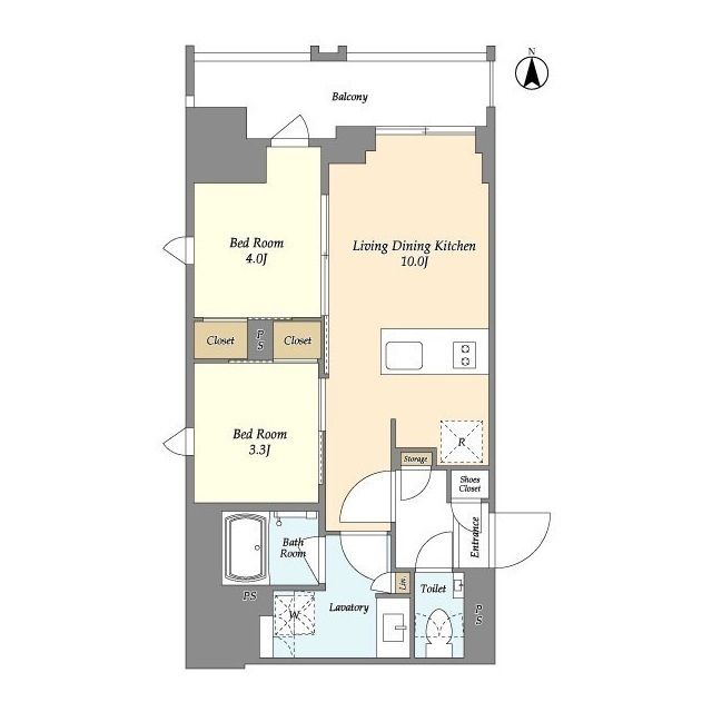 ドゥーエ府中Ⅰ 間取り