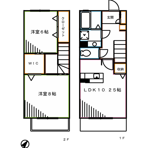 メゾン・ラマージュ   間取り