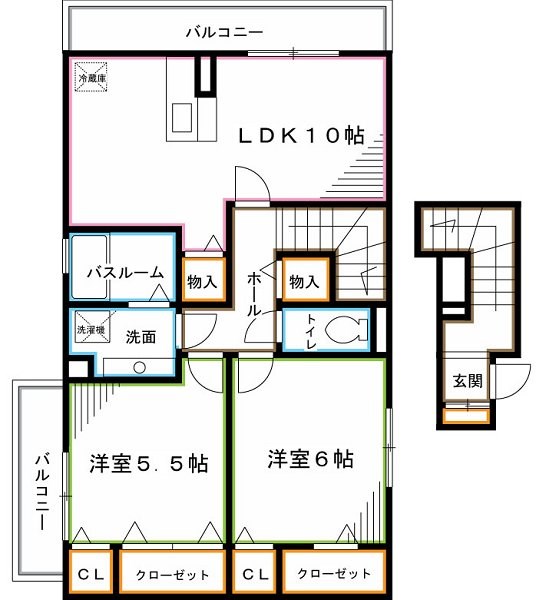 コンソラータ 間取り