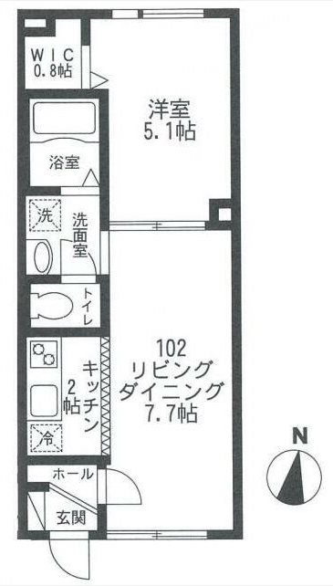 パーシモン中野富士見町 間取り