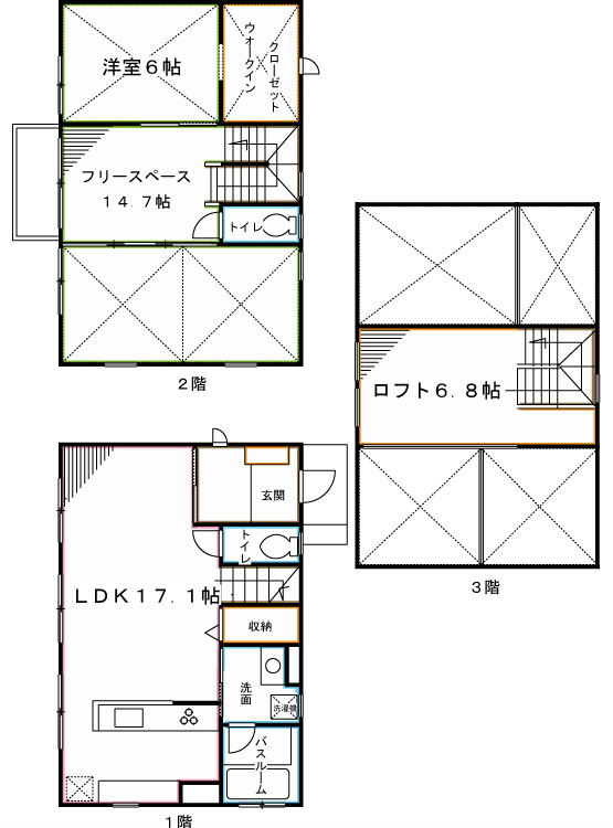 メヌエット杉並 間取り