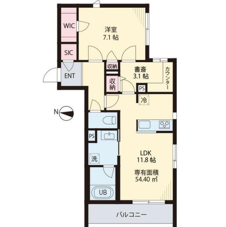 Branche Nakanoshimbashi（ブランシェ） 間取り