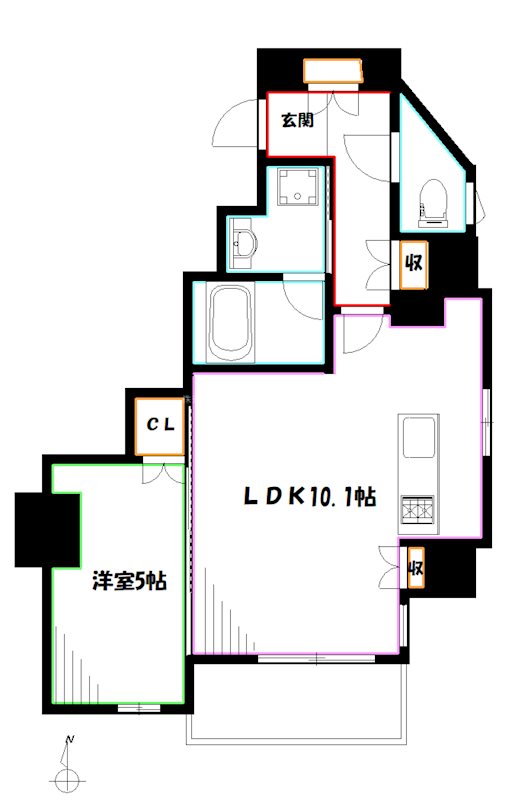 KDXレジデンス三鷹 間取り