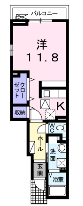 Ｃａｓａ　Ｄｏｍａｎｉ　Ⅰ 間取り