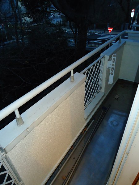 ハイツムサシノ　９号棟 ベランダ