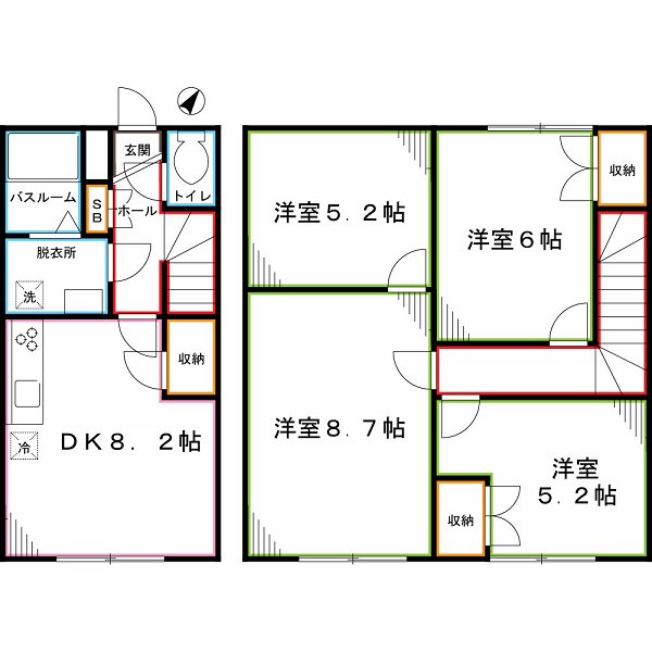 プレジール　カーサ・ベルデ 間取り