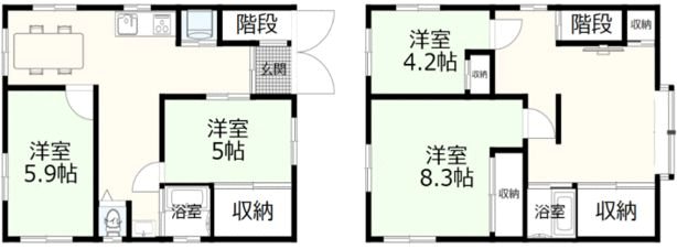中野区丸山2丁目戸建 間取り