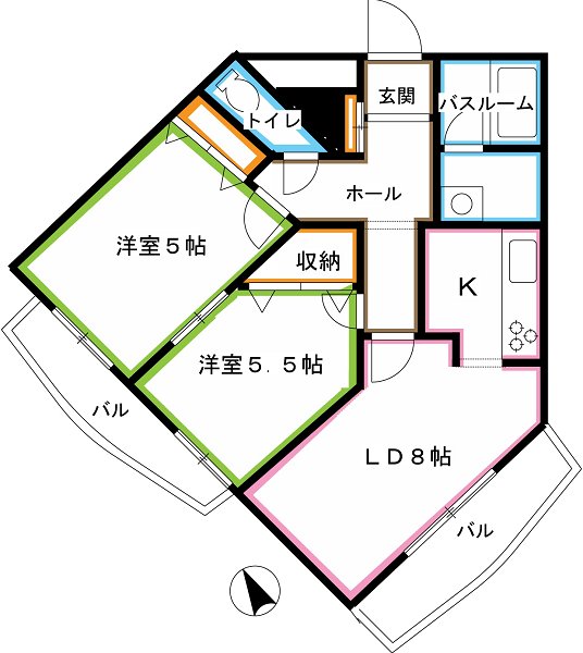 Mume　Fort 間取り