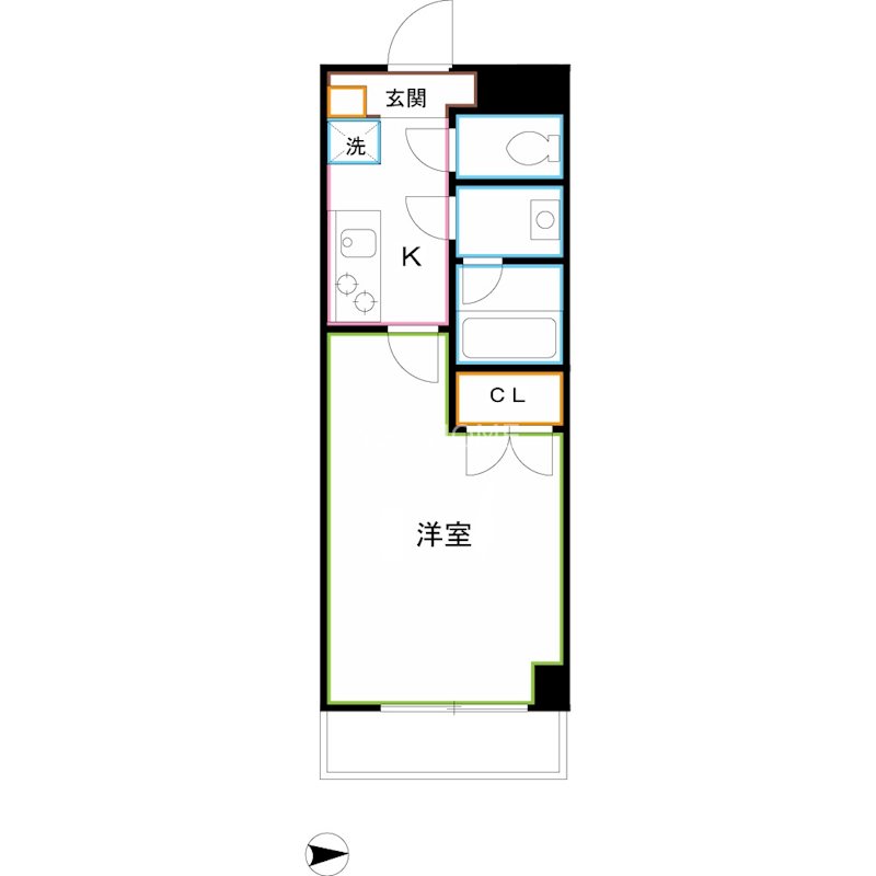 ジャルダンＭ・Ｋ  間取り