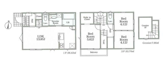 浅間町貸家 間取り