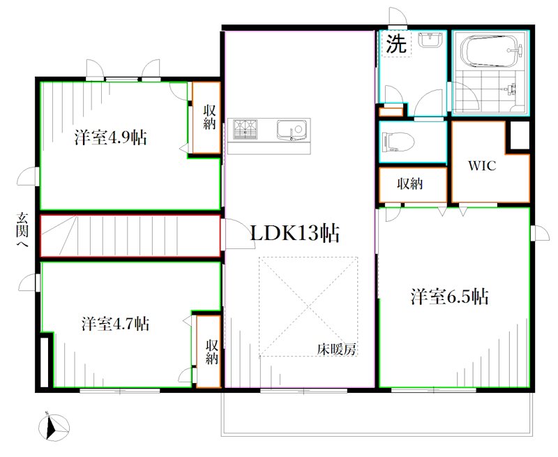 ハウスペンギン 間取り