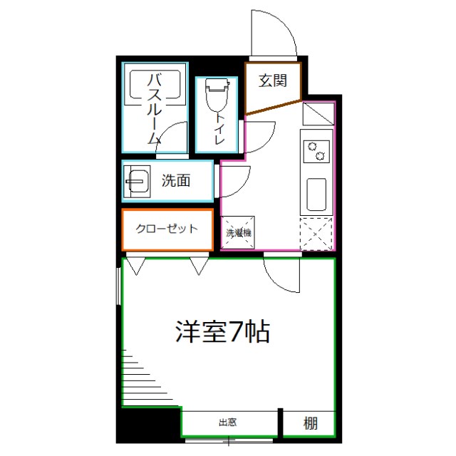 as　Cabins 間取り