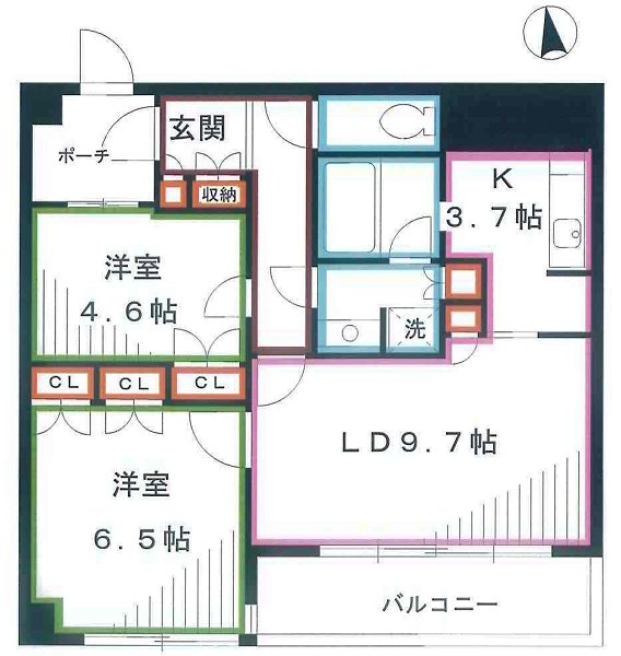 フィオレンテ小金井　 間取り