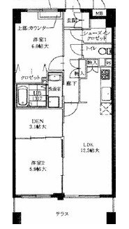 プレジール立川 間取り