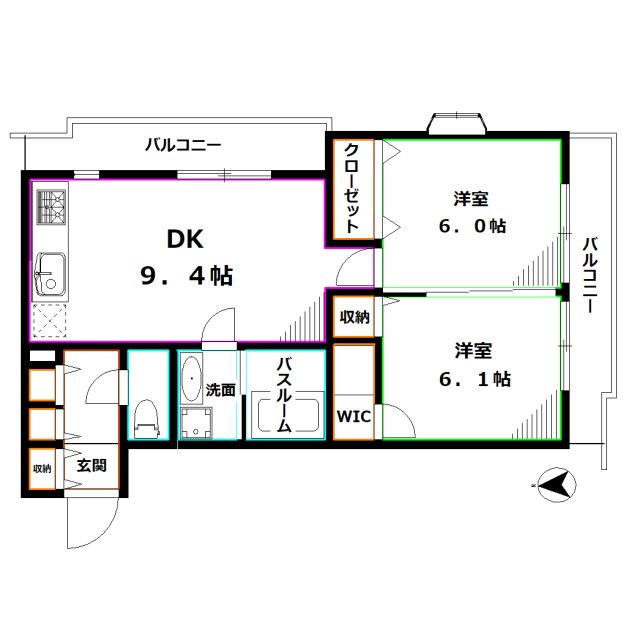 レジディア吉祥寺 間取り