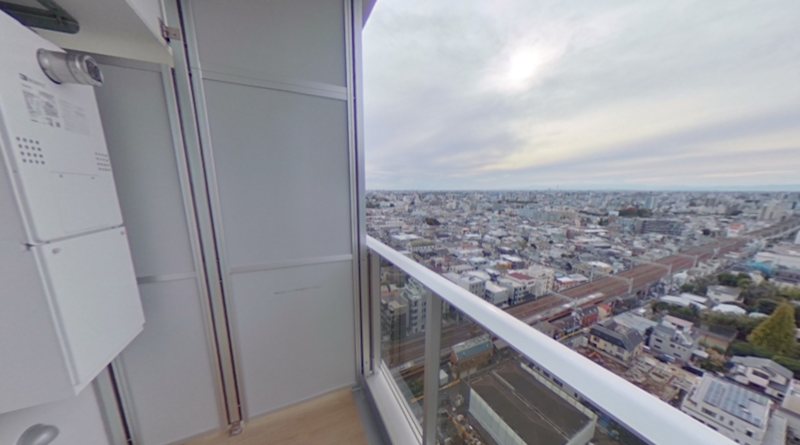 パークシティ中野ザタワー　ブリーズ ベランダ