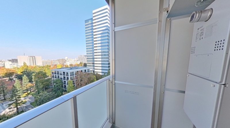 パークシティ中野 ザ タワー ブリーズ ベランダ