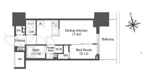 バウスステージ中野     間取り