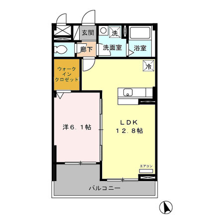 ファミール河内 間取り