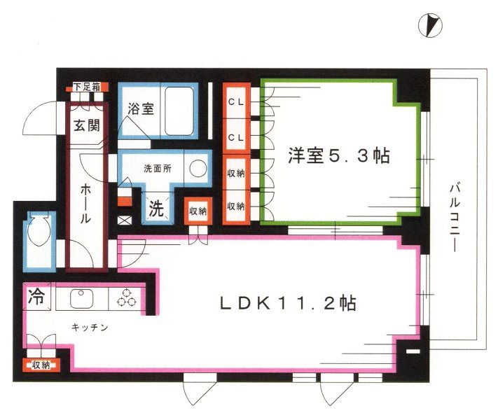 エスティメゾン新中野 間取り