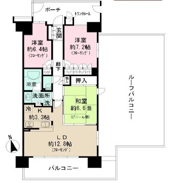 深大寺レジデンス　   間取り