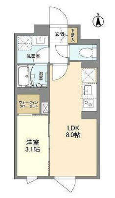 ウェルスクエア中野坂上Ⅱ 間取り