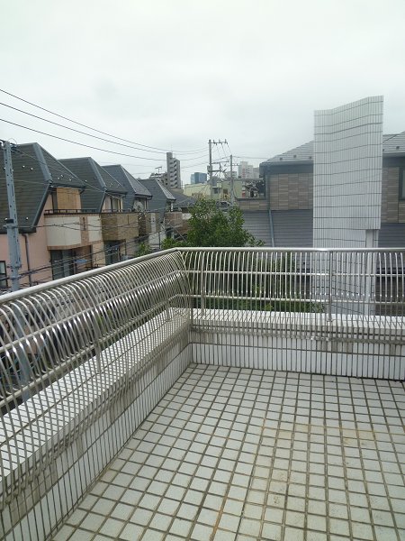 落合ミュージックハイム ベランダ