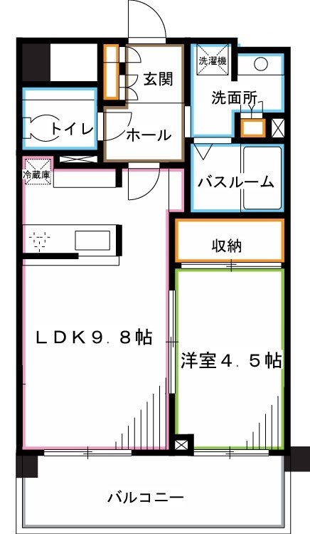 プレミアコンフォート西荻窪  間取り