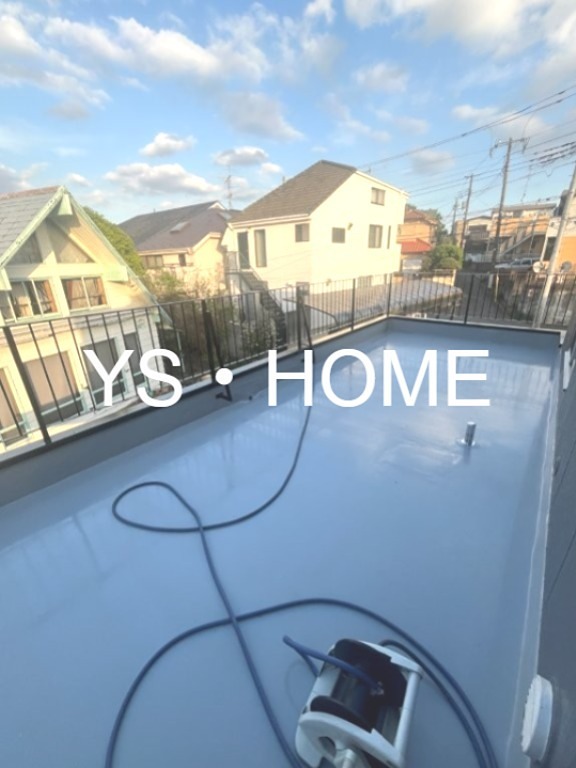 フラットイノカシラ ベランダ