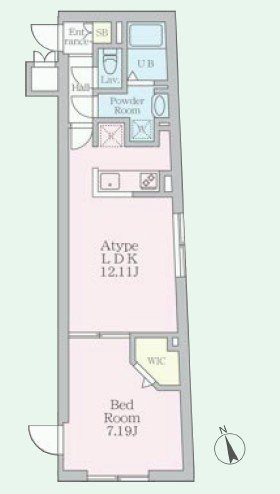 エルファーロ国分寺 間取り