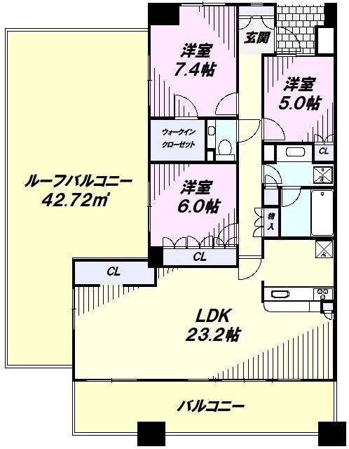 パークハウス三鷹連雀通り 間取り