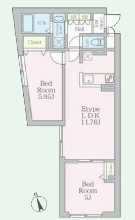 エルファーロ国分寺 間取り