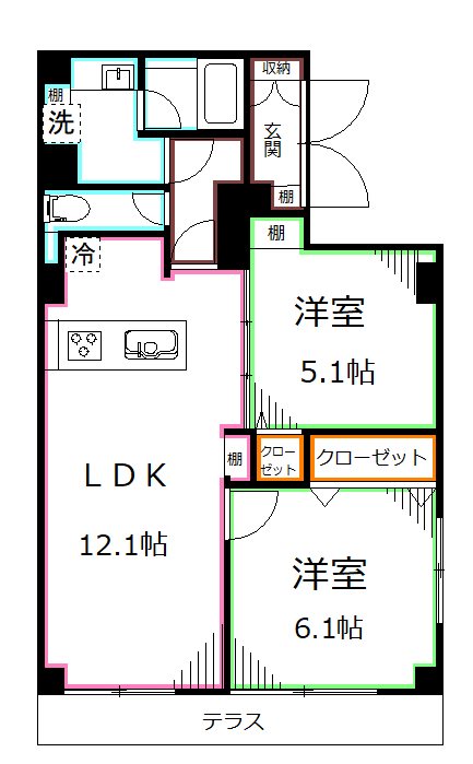 大寿マンション 間取り